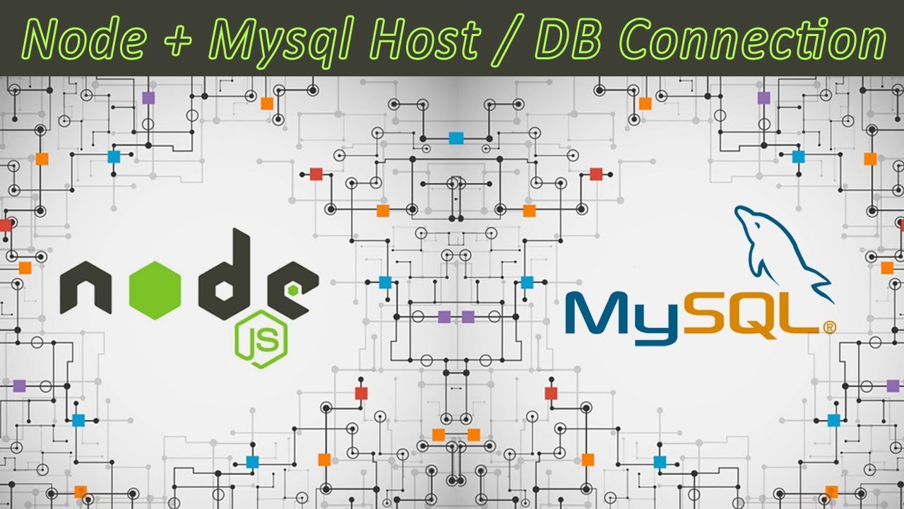 HOW TO CONNECT TO HOST SERVER MYSQL DATABASE NODE.js